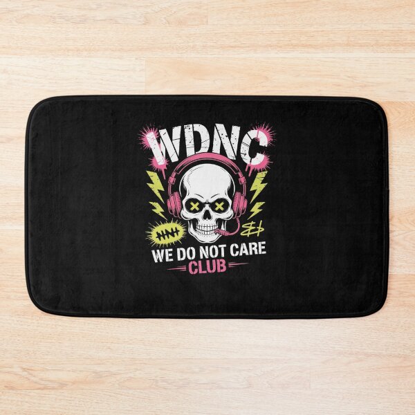 Item preview, WDNC - We Do Not Care Club designed and sold by Mateusz Majcherek.