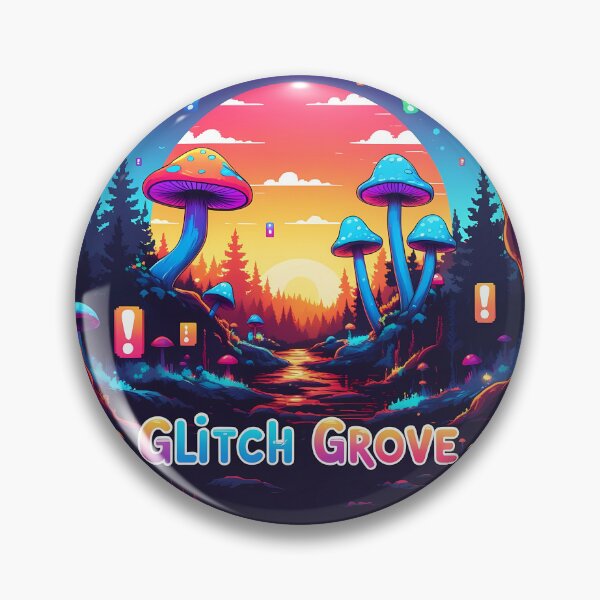 Item preview, Glitch Grove – Retro Pixel Forest Art with RGB Glitch Effects | Magical Gaming Aesthetic designed and sold by LoliDesignShop.