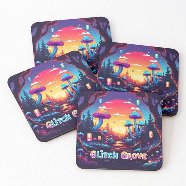 Item preview, Glitch Grove – Retro Pixel Forest Art with RGB Glitch Effects | Magical Gaming Aesthetic designed and sold by LoliDesignShop.