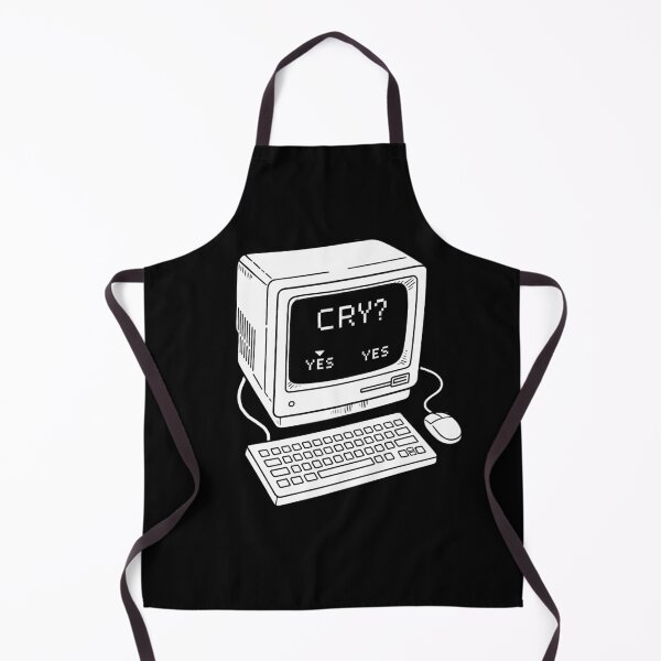 Artikelvorschau, Retro-CRT-Computer – Weinen? Ja / Ja entworfen und verkauft von Monochromaniaus.