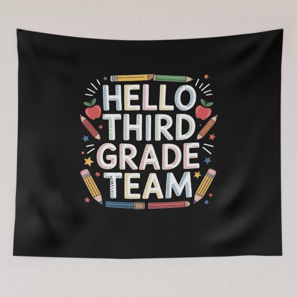 Item preview, Hello Third Grade Team designed and sold by Mateusz Majcherek.