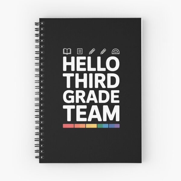 Item preview, Hello Third Grade Team designed and sold by Mateusz Majcherek.