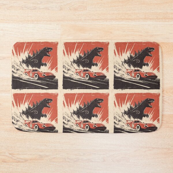 Item preview, Turbo Escape – Retro Racing Car vs Giant Monster designed and sold by NatureStyle555.