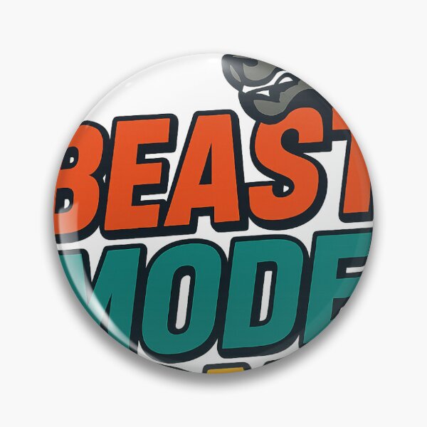 Item preview, Beast Mode On – Motivational Fitness Wolf & Lightning Design designed and sold by BerkeArt.