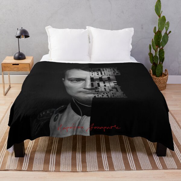 Item preview, Napoleon Bonaparte Portrait – Minimalist Black-and-White Historical Art designed and sold by Enea Kelo.