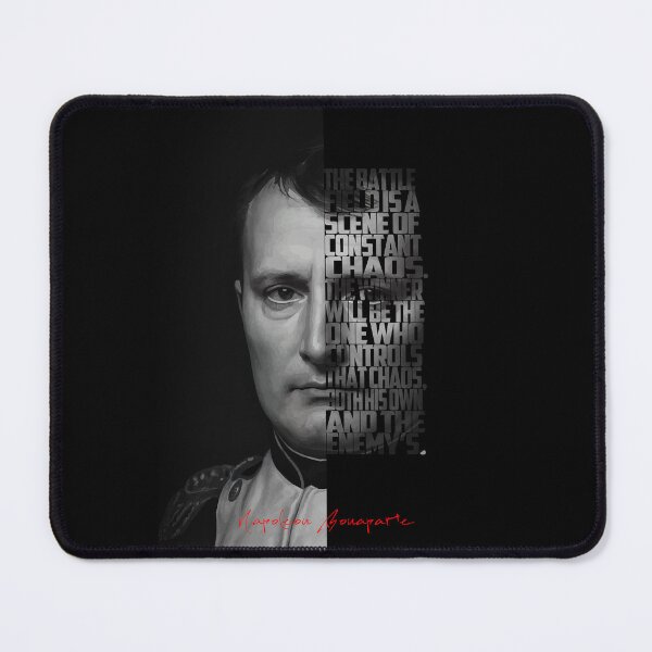 Item preview, Napoleon Bonaparte Portrait – Minimalist Black-and-White Historical Art designed and sold by Enea Kelo.