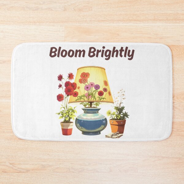 Item preview, Bloom Brightly - Flower Lamp Artwork - Stoicism Wisdom designed and sold by LexaArtworks.