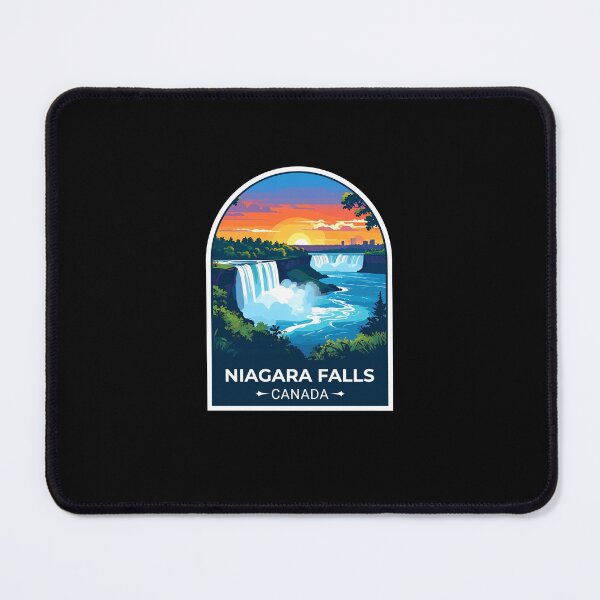 Item preview, A Vintage Travel Illustration of the Niagara Falls - Canada designed and sold by TulipaGraphics.