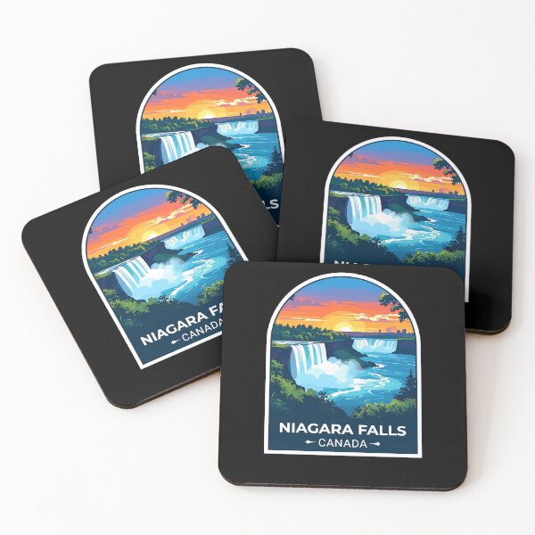 Item preview, A Vintage Travel Illustration of the Niagara Falls - Canada designed and sold by TulipaGraphics.