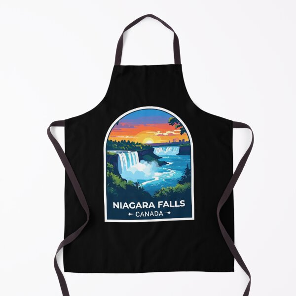 Item preview, A Vintage Travel Illustration of the Niagara Falls - Canada designed and sold by TulipaGraphics.