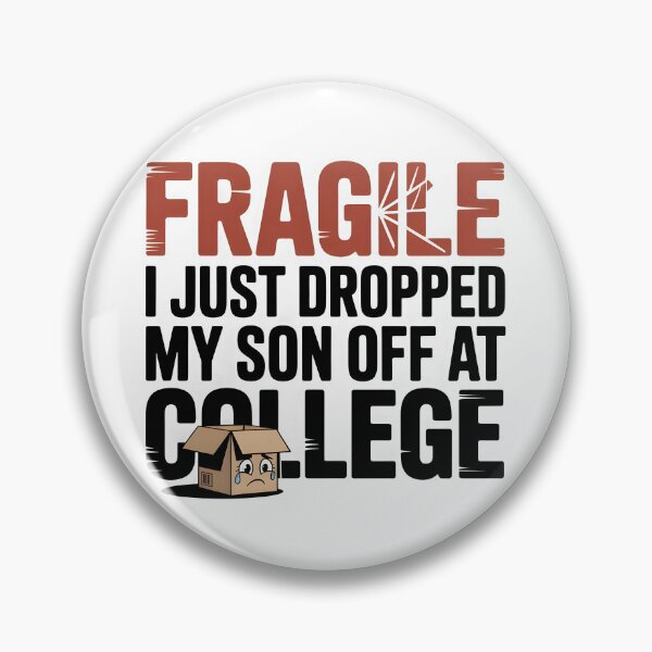 Item preview, Fragile – Funny College Drop-Off T-Shirt designed and sold by ArtistanForge.