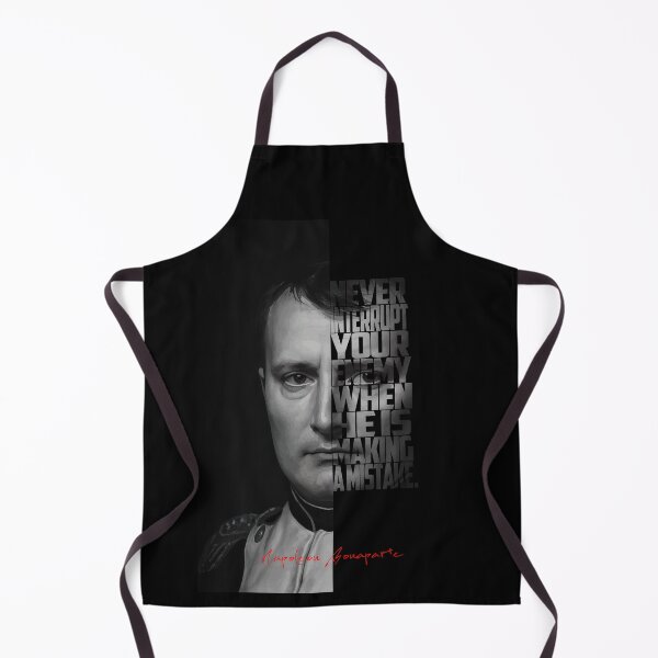 Item preview, Napoleon Bonaparte Portrait – Minimalist Black-and-White Historical Art designed and sold by Enea Kelo.