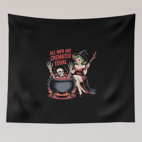 Item preview, All Men Are Created Equal Feminist Halloween Spooky Trick designed and sold by DeadlockCrew.