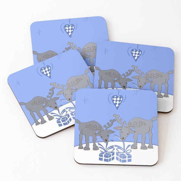 Item preview, Reindeers love opening their presents designed and sold by SUSY JOHNSEN/SUSY-J.