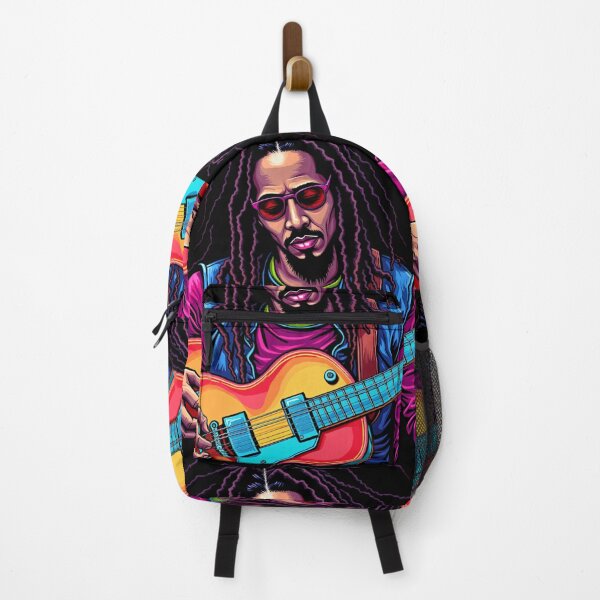 Item preview, Reggae Guitarist Art – Vibrant Rasta Music  designed and sold by TheDesignDen52.