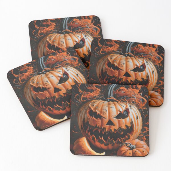 Item preview, Mischievous Halloween pumpkin. designed and sold by MyHappyArtShop.