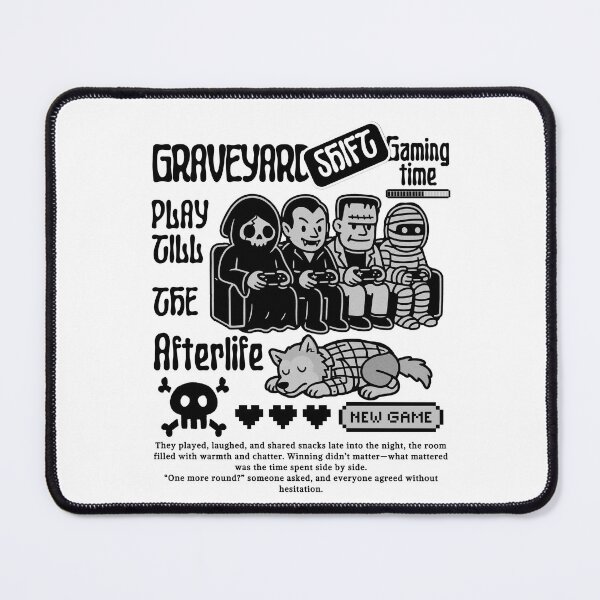 Item preview, One More Round: Graveyard Shift Gaming designed and sold by KomixsDesign.