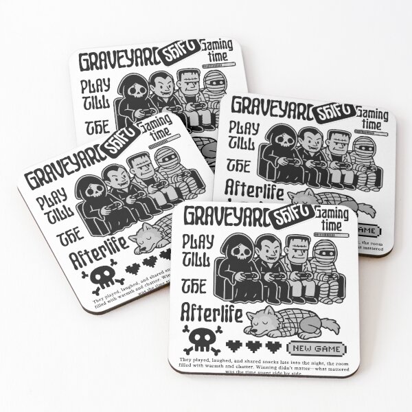 Item preview, One More Round: Graveyard Shift Gaming designed and sold by KomixsDesign.