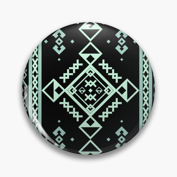 Item preview, Black Jade Tribal Ethnic Geometric Pattern Seamless Vector, Traditional Ornamental Textile Art, Bohemian Style Design designed and sold by Jukclassic.