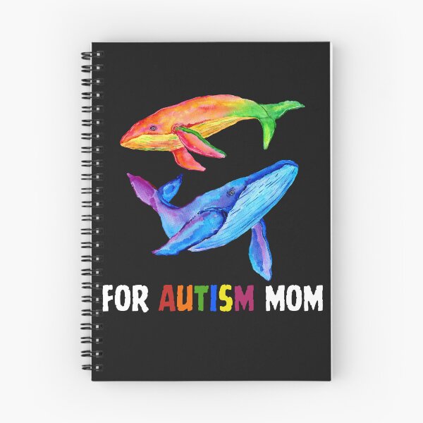 Artikelvorschau, Autismus-Mutter mit zwei Walen – Design zum Thema Autismus-Bewusstsein mit Ozean-Motiven entworfen und verkauft von MKShop91.
