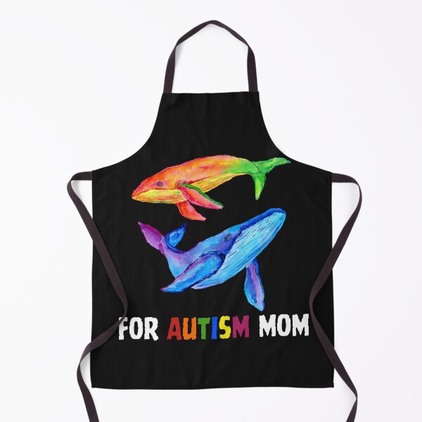 Artikelvorschau, Autismus-Mutter mit zwei Walen – Design zum Thema Autismus-Bewusstsein mit Ozean-Motiven entworfen und verkauft von MKShop91.