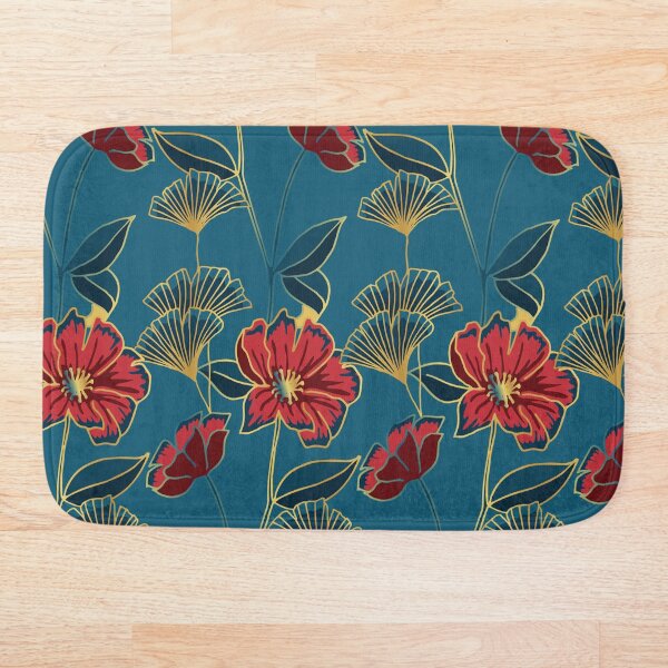 Item preview, Flores verticales rojas y azules designed and sold by Farissa Designs.