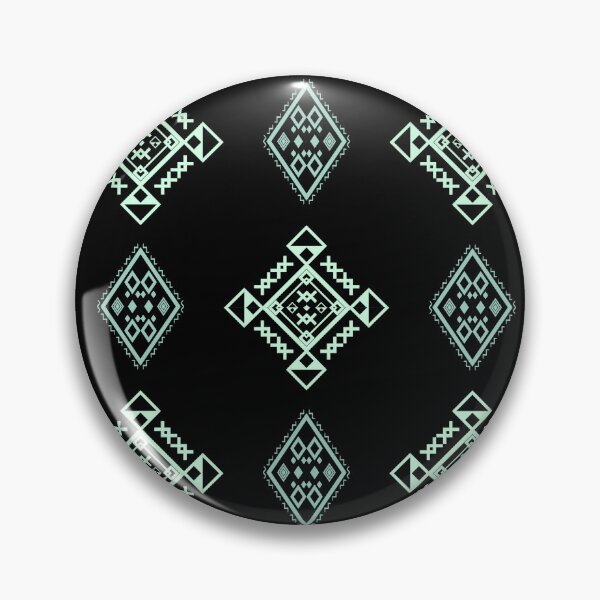Item preview, Black Jade Tribal Ethnic Geometric Pattern Seamless Vector, Traditional Ornamental Textile Art, Bohemian Style Design designed and sold by Jukclassic.