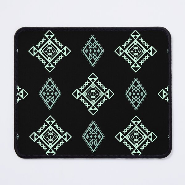 Item preview, Black Jade Tribal Ethnic Geometric Pattern Seamless Vector, Traditional Ornamental Textile Art, Bohemian Style Design designed and sold by Jukclassic.