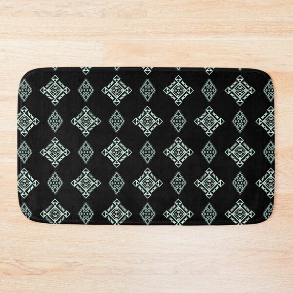 Item preview, Black Jade Tribal Ethnic Geometric Pattern Seamless Vector, Traditional Ornamental Textile Art, Bohemian Style Design designed and sold by Jukclassic.