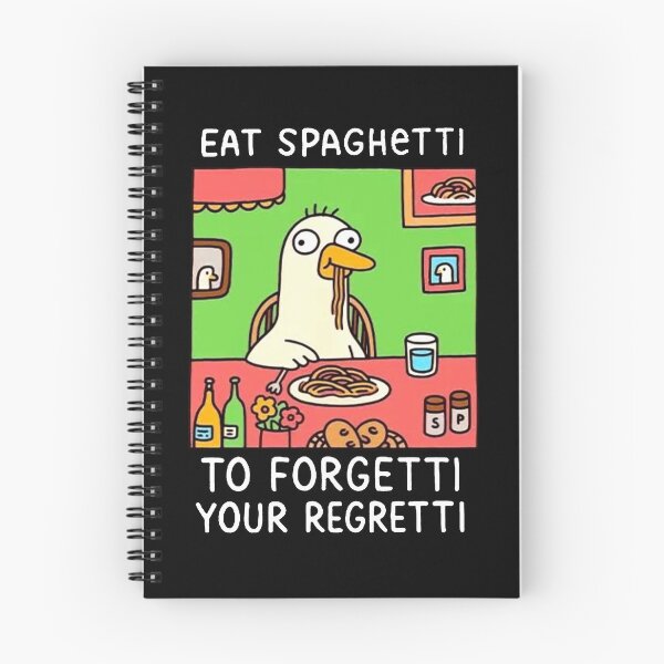Item preview, Eat Spaghetti To Forget Your Regetti designed and sold by Buntrockstore.