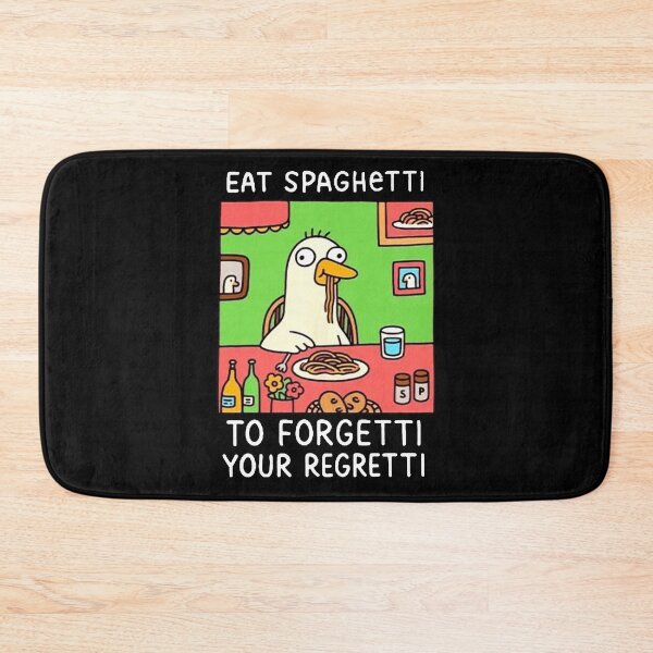 Item preview, Eat Spaghetti To Forget Your Regetti designed and sold by Buntrockstore.