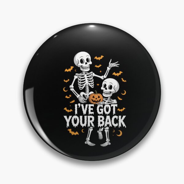 Item preview, Funny I've got Your Back Funny Skeleton Halloween designed and sold by DeadlockCrew.