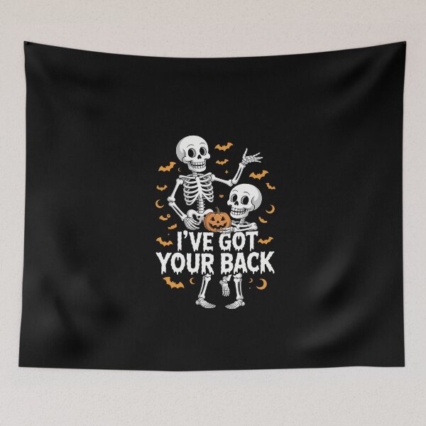 Item preview, Funny I've got Your Back Funny Skeleton Halloween designed and sold by DeadlockCrew.