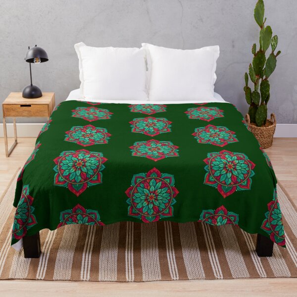 Item preview, Mandara design with colour pattern Digital Art Mandara design with colour pattern Digital Art design for  Throw Blankets & Tapestries , Pillow set designed and sold by cutedigistickery.