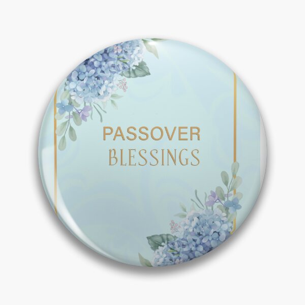 Item preview, Passover Blessings with Blue Hydrangeas designed and sold by elizdesigns.