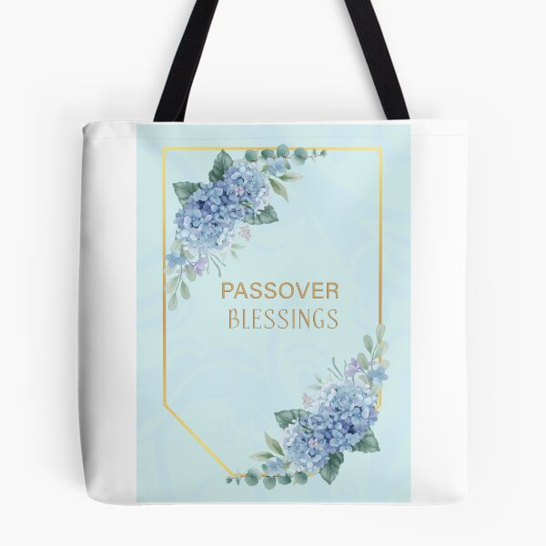 Item preview, Passover Blessings with Blue Hydrangeas designed and sold by elizdesigns.