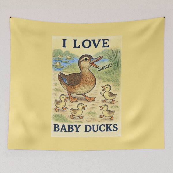 Item preview, I Love Baby Ducks designed and sold by Tridentulus.