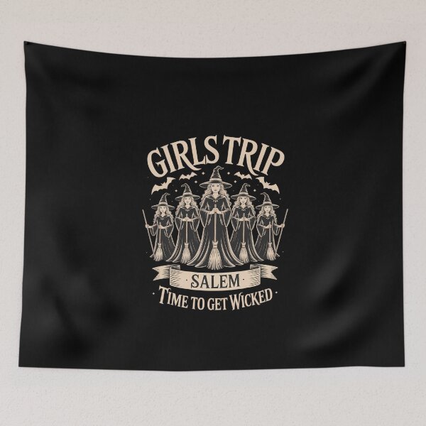 Item preview, Girls Trip Salem Time To Get Wicked Witchy Witches Halloween designed and sold by DeadlockCrew.