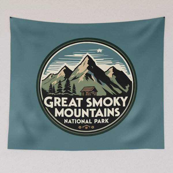 Item preview, Great Smoky Mountains National Park - North Carolina - Tennessee designed and sold by GoodOldVintage.