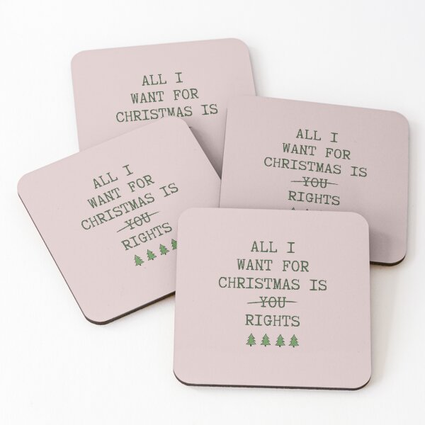 Item preview, All I Want For Christmas Is Rights designed and sold by kokorotheshop.