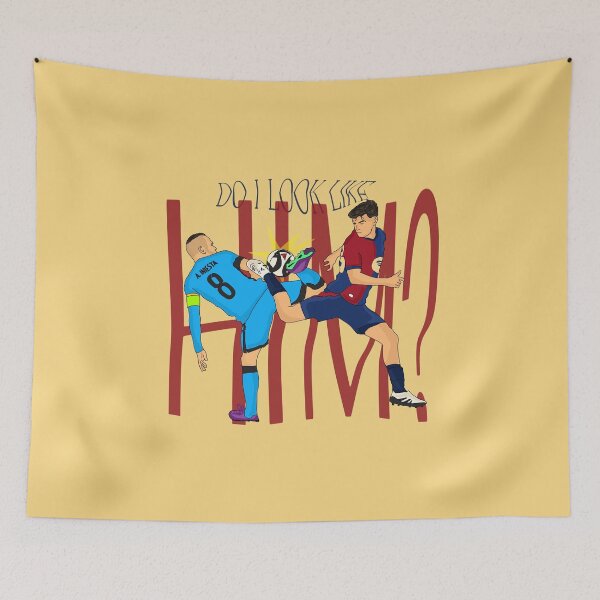 Item preview, Iniesta and pedri the past and present  designed and sold by artistbarcagirl.