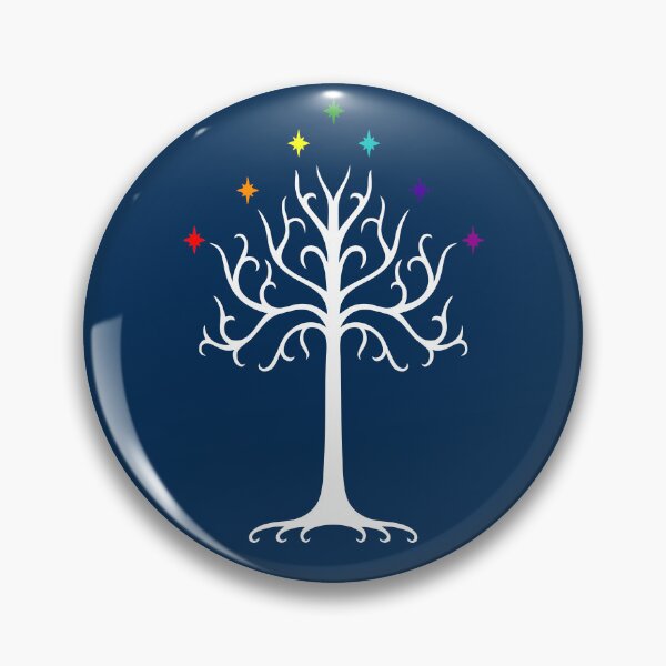 Item preview, White Tree - Pride Flag colours (all white) designed and sold by BeccaPaintmore.