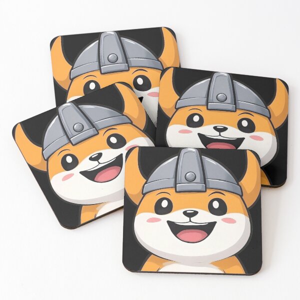 Item preview, Floki Inu - The Happy Inu designed and sold by DigitaledbyTailor.