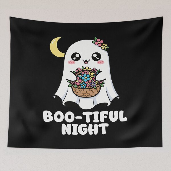 Item preview, BOO-TIFUL NIGHT - GHOST HALLOWEEN designed and sold by KEF Custom.