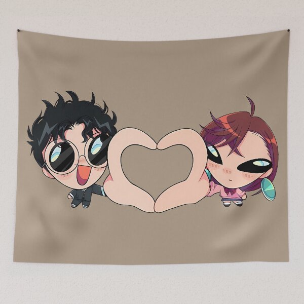 Item preview, Momo & Okarun designed and sold by VSSSURV.