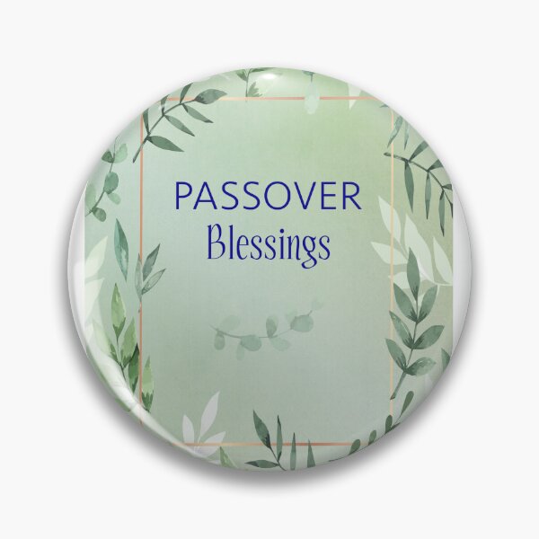 Item preview, Passover Blessings with Green Leaves designed and sold by elizdesigns.