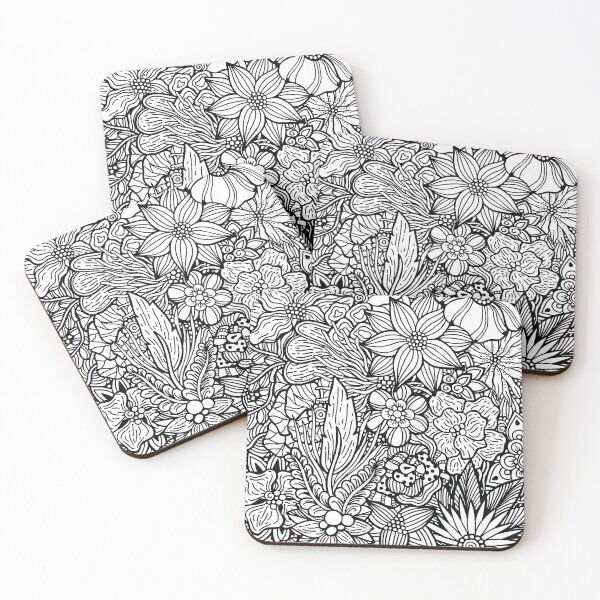 Item preview, FLORAL DOODLE designed and sold by dedesuperman.
