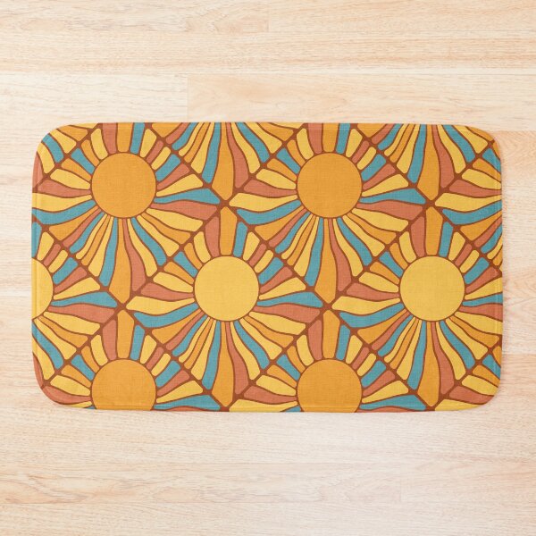 Item preview, 70th Retro sun, sunshine pattern designed and sold by iclipart.