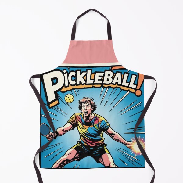 Item preview, Pickleball Power Smash – Comic Style Action Burst designed and sold by RickGoulet.
