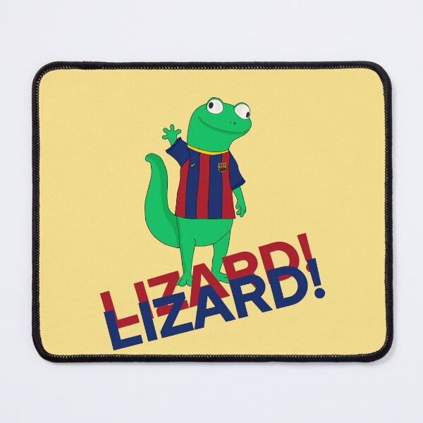 Item preview, Viral lizard meme fcbarcelona designed and sold by artistbarcagirl.